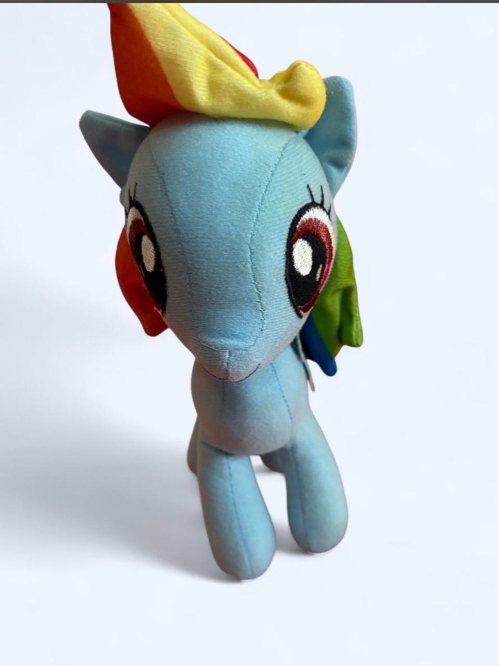 My Little Pony Blue Plush with Rainbow Mane
